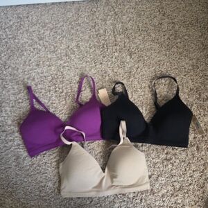 ThirdLove Black, Purple, and Tan Bras